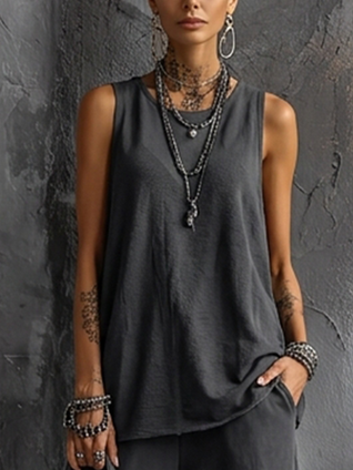 Valentina | Conjunto casual suave con bolsillos