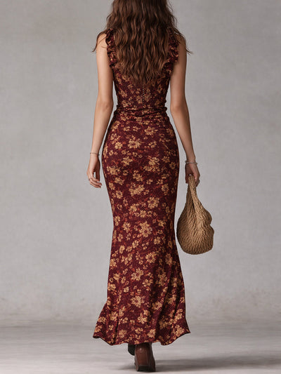 Naia | Vestido boho fluido con abertura elegante