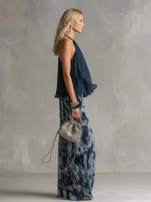 Carlota | Conjunto elegante de tela ligera con caída fluida