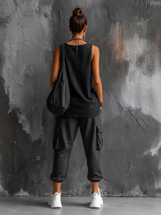 Valentina | Conjunto casual suave con bolsillos
