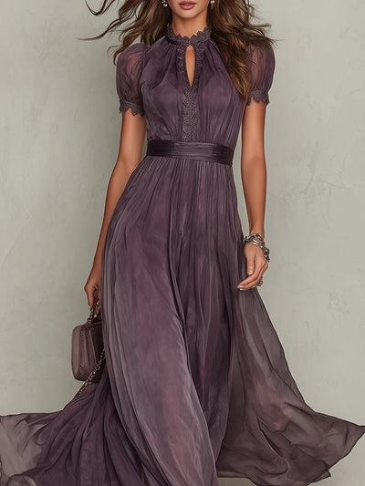 Martina | Vestido elegante de chiffon fluido