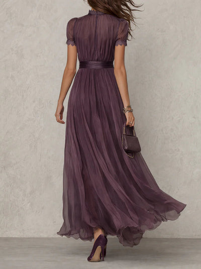 Martina | Vestido elegante de chiffon fluido
