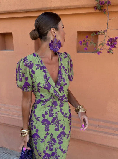 Olivia | Vestido floral elegante