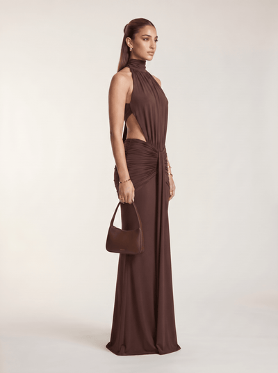 Silvia | Vestido Largo con Escote Halter