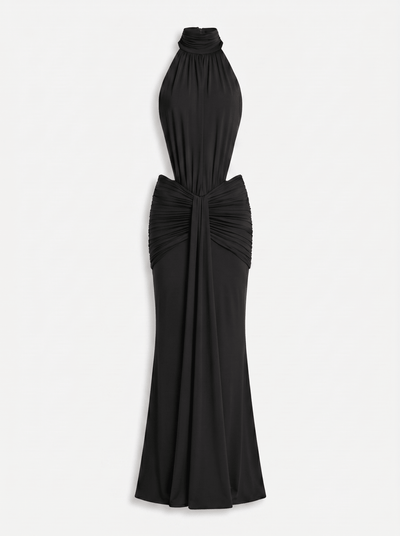 Silvia | Vestido Largo con Escote Halter