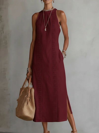 Jimena | Vestido midi bordado